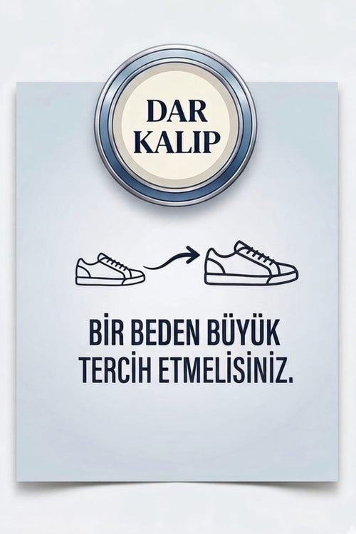 Corin Beyaz Gri Unisex Kahve Taban Bağcıklı Günlük Spor Ayakkabı LND4202 - Görsel 2