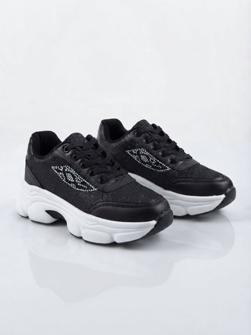 Luce Siyah Beyaz Sneaker LND4182